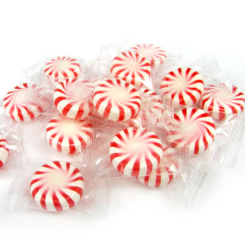 红色薄荷starlightmint经典圣诞节飞碟星光喜糖酒店糖果