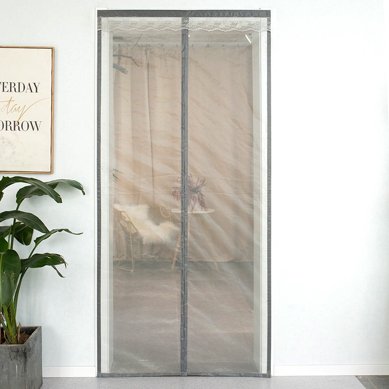 金刚防蚊门帘网防夏季折叠纱门网纱沙自粘贴门帘