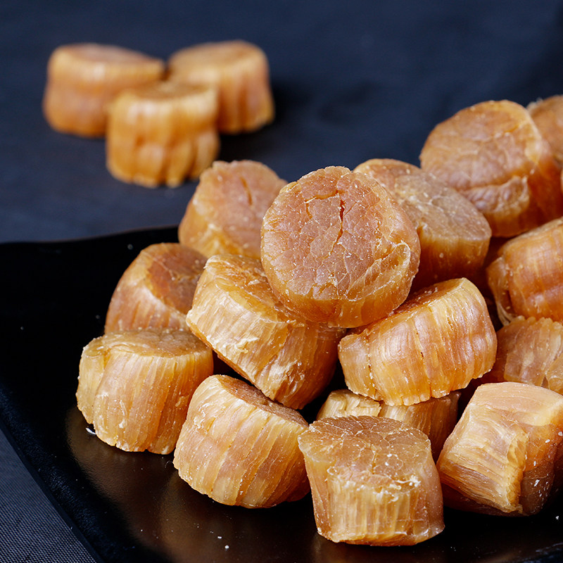 日本野生谷贝元贝北海道天然海鲜干货120头1斤干贝