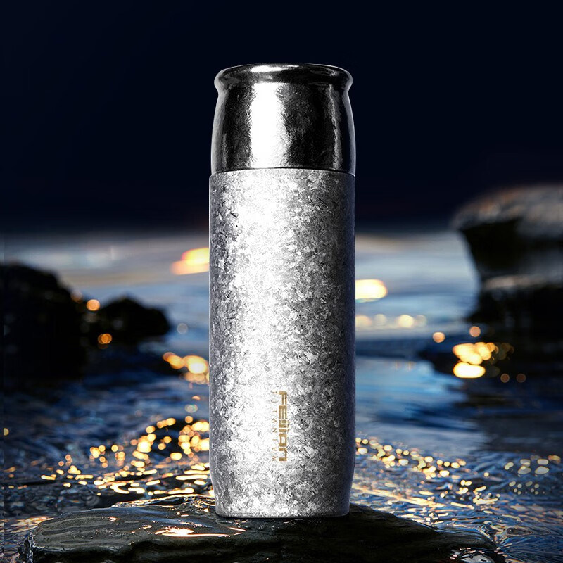 飞剑高档轻奢男士泡茶杯子焖茶纯钛保温杯带滤保温杯