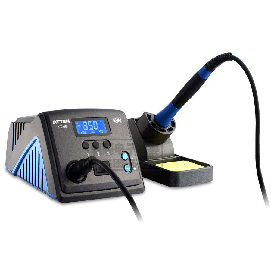 焊台atten安泰信无铅防静电智能电烙铁st-60可调恒温焊台