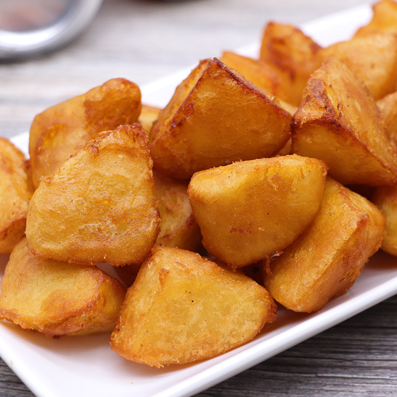 孚德炸薯块商用1kg裹粉土豆锅巴油炸半成品特色土豆