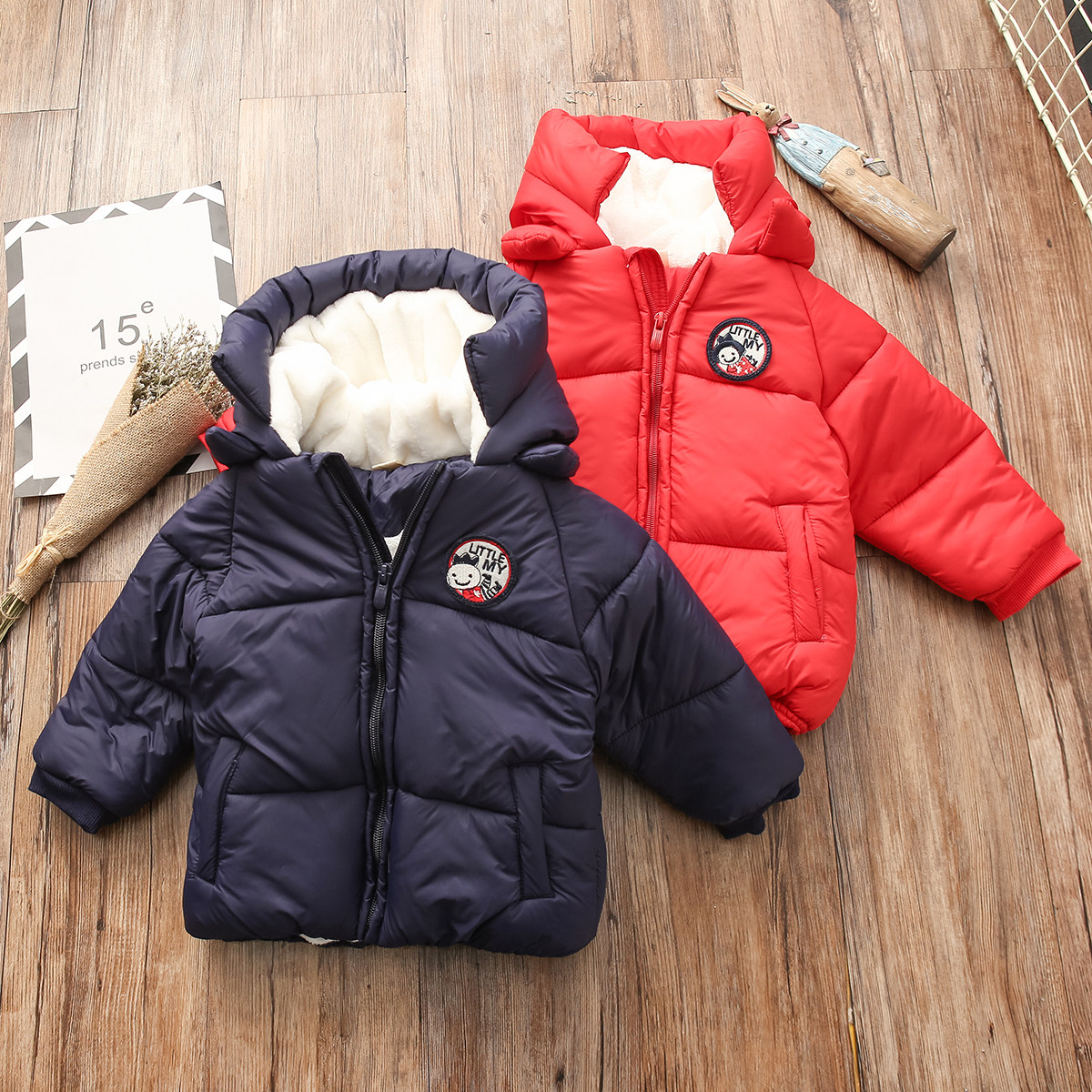 2020新款中小儿童棉服加厚男女孩洋气棉袄阿路和如短版小女孩外套