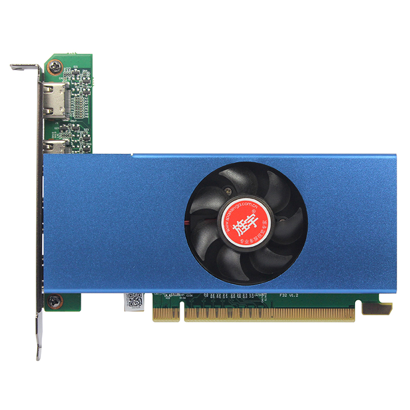显卡旌宇gt7302g4g4hdmi多屏电脑一分四屏显卡