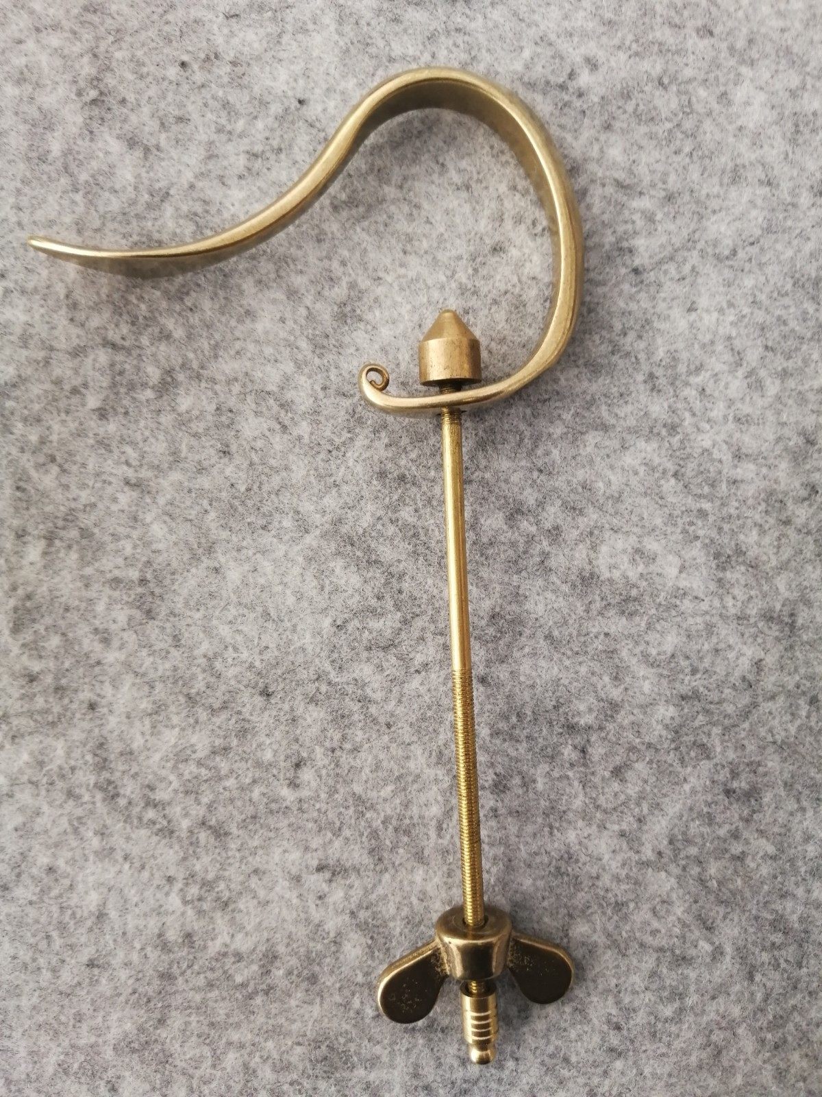 鸟笼配件笼钩纯黄铜川大小小号纯铜挂钩钩子鸟笼