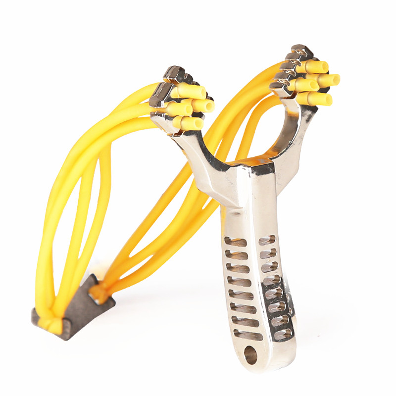 弹弓强力卡球四卡八股不锈钢大威威力免绑弹工飞镖