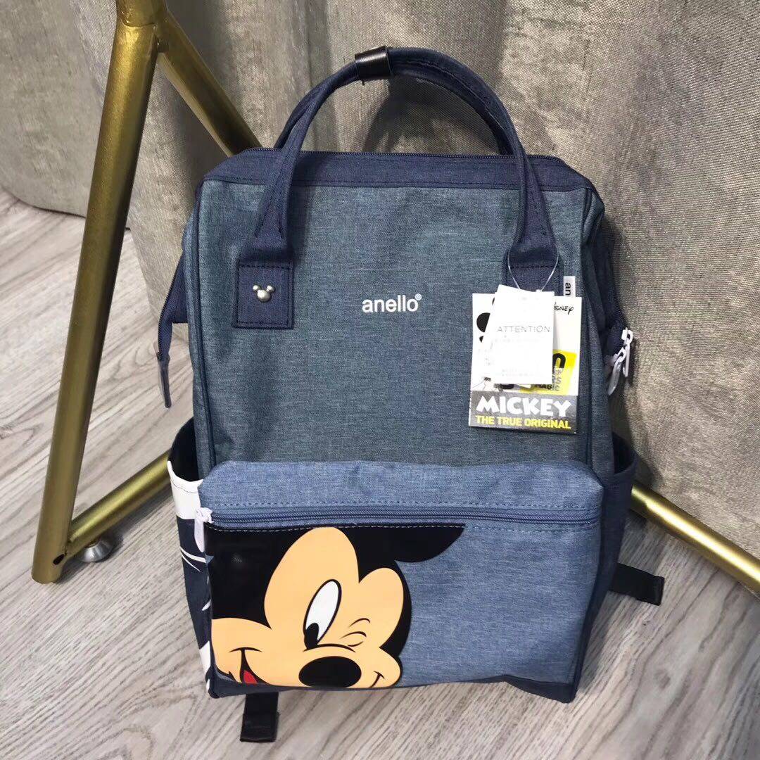 日本乐天离家出走anello双肩包迪士迪士尼尼米奇书包电脑包双肩背包