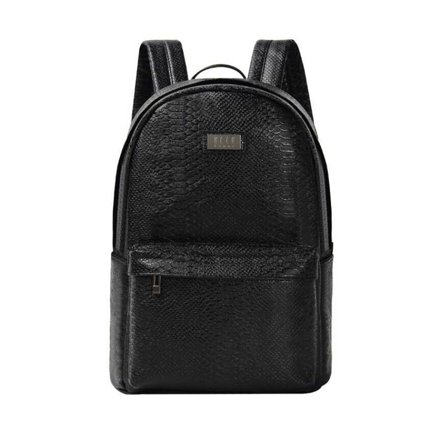 ellehomme鳄鱼纹路15寸笔记本时尚休闲双肩商务背包eld84193双肩背包