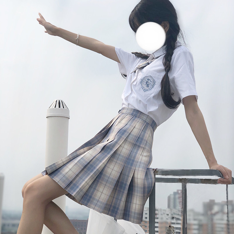 浮金三千现货掉落新款原创jk格裙正版制服jk