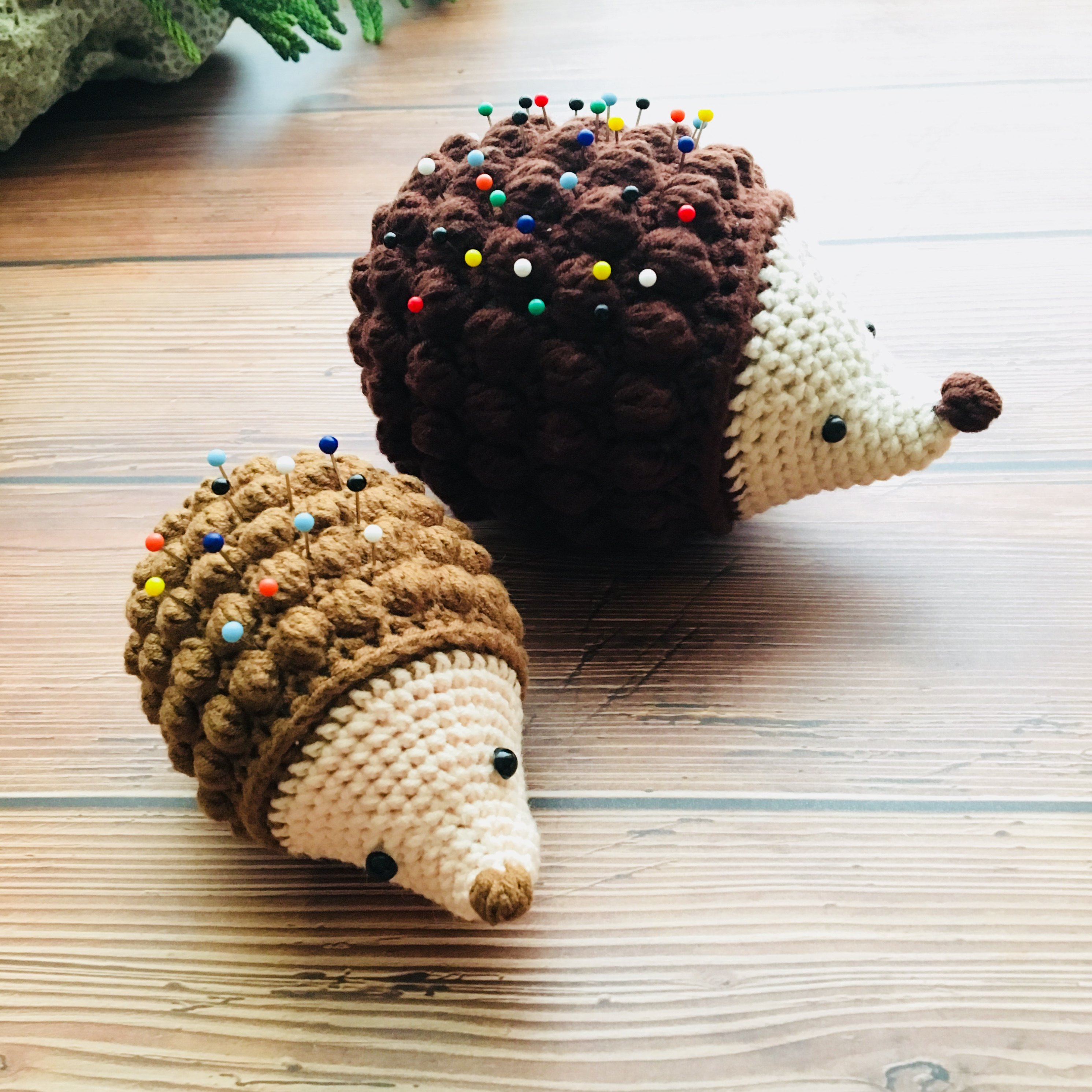 工喜手工新手入门diy玩偶材料包小刺猬针插钩针海绵垫