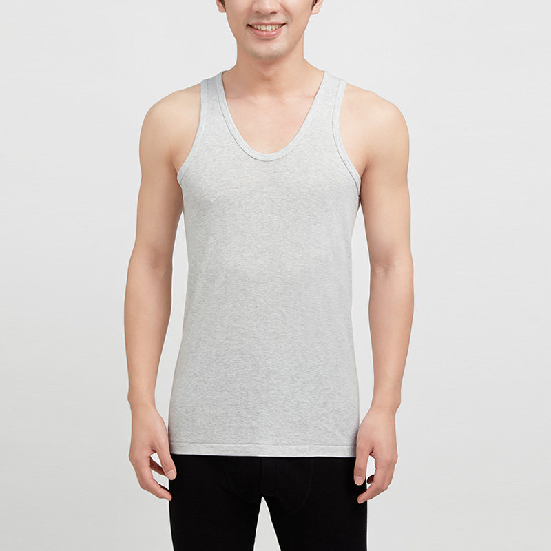 宜而爽男士纯棉宽松背心