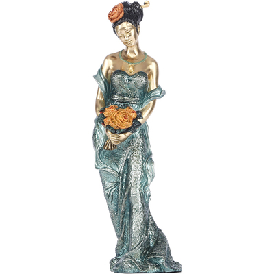 铜欣彩铜四季花神春夏秋冬女神新中式中式家居客厅工艺品摆件