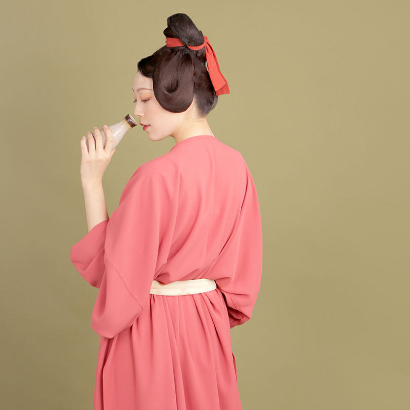 谜阿胭脂圆领唐制正仓院大歌袍汉服大放量男女汉服