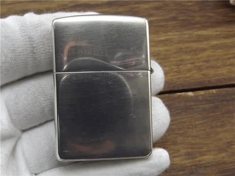 95年镀银贴章哈雷竖鹰zippo打火机美国原装进口煤油zippo