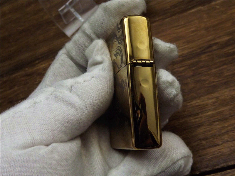 08年二手金冰贴章龙zippo打火机正品美国原装进口煤油zippo