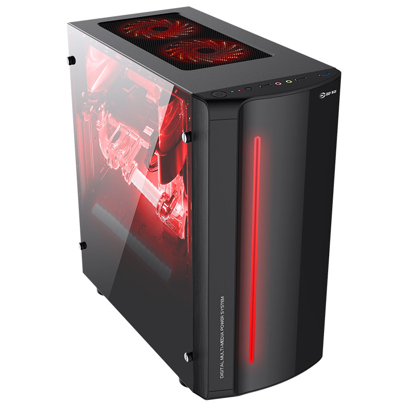 御轩v1迷你台式机机箱 主机机箱 电脑机箱 电源机箱matx游戏机箱