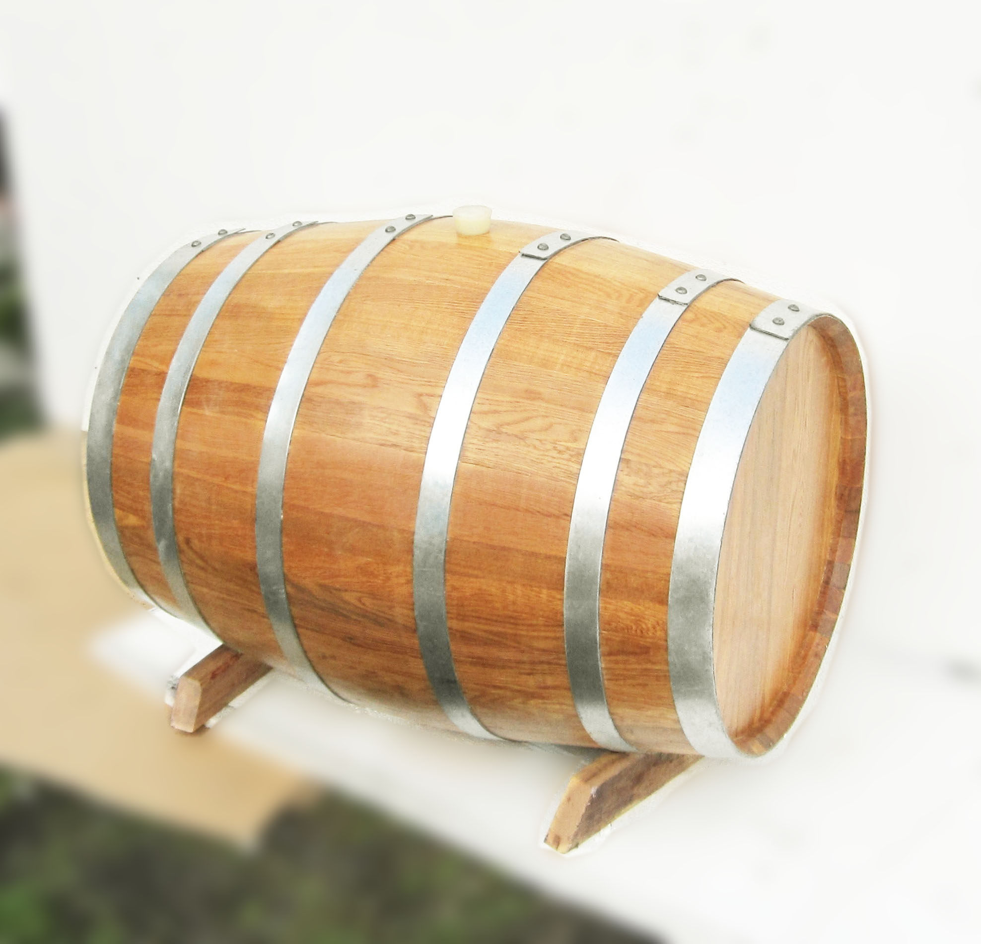 木桶225l烘烤无胆橡木酒桶储存葡萄酒窖藏红酒橡木酒具