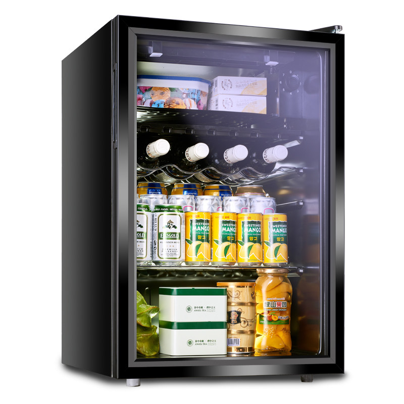 keg/韩电 jc-85 冰吧家用展示柜 单门小型冰箱茶叶冷藏酒柜玻璃门