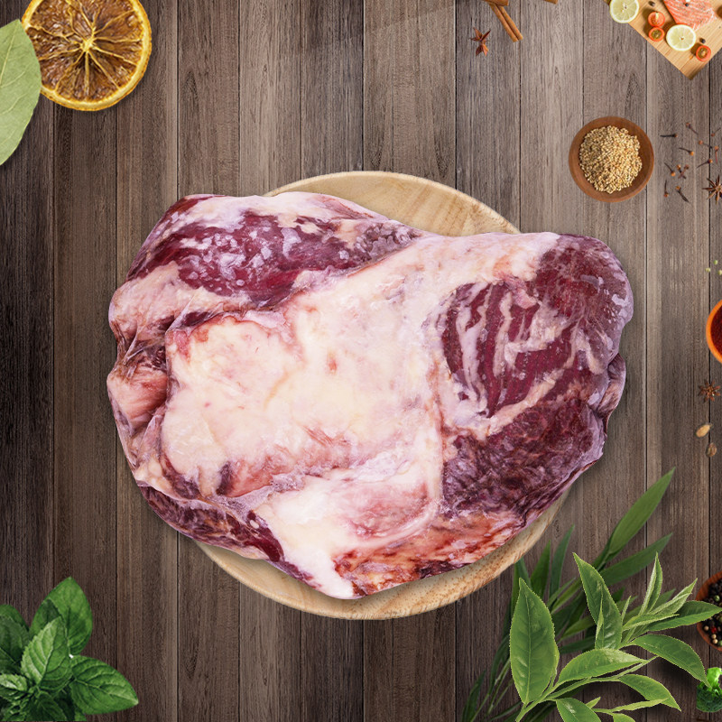 美国精选牛厚裙肉2.5kg谷饲天牛琵琶叶牛护心肉生牛肉