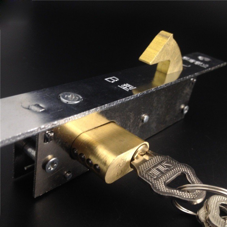 门锁移门包邮大队长5586铁闸钩锁拉闸门钩锁推拉机械门锁