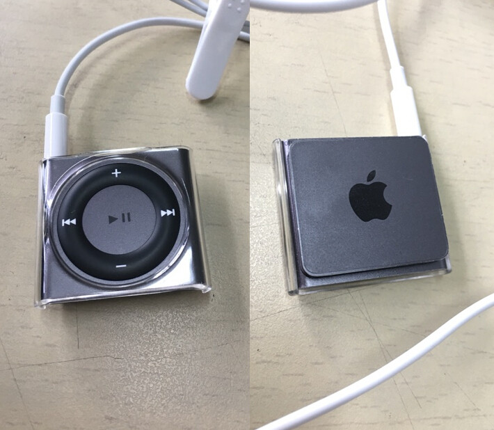 适用苹果ipodshuffle水晶壳硬透明保护套防刮夹子手机保护套