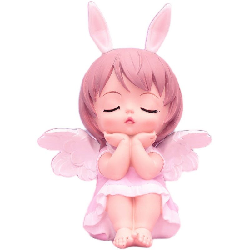 网红安妮公主蛋糕装饰摆件可爱小天使卡通梦幻女孩生日节日装扮用品