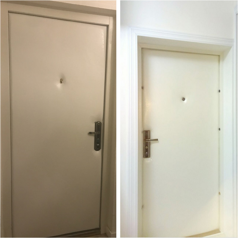 软包防盗门隔音自带海绵加厚软包门保暖背景墙软包