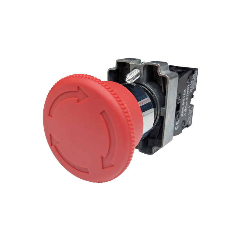 急停开关按钮xb2bs542c自锁旋转复位紧急停止扭紧按钮