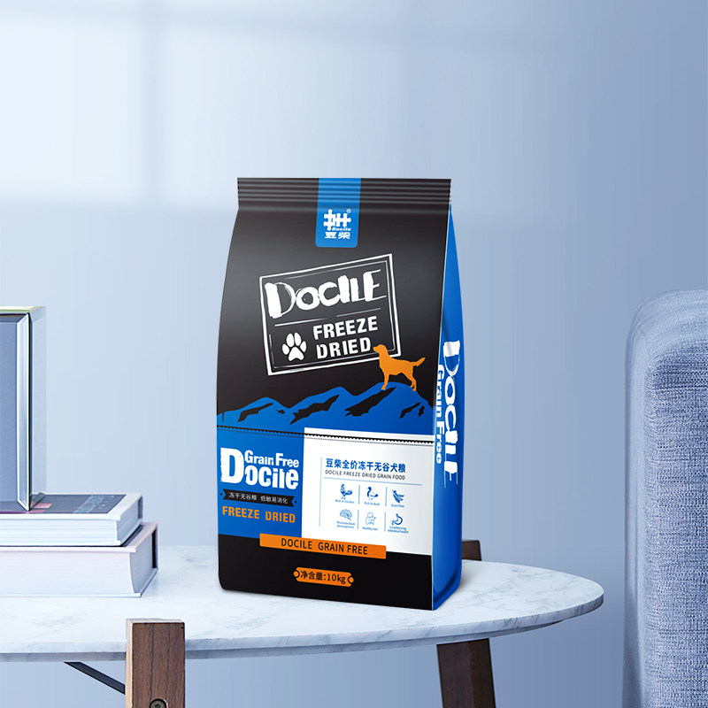 豆柴冻干双拼狗粮蛋黄鸡肉粒泰迪比熊柯基小中大型成犬通用粮10kg