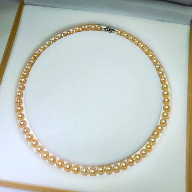 项链颈链圆形强光新品百搭年轻气质送妈妈女友 - 浙江诸暨龙哥珠宝