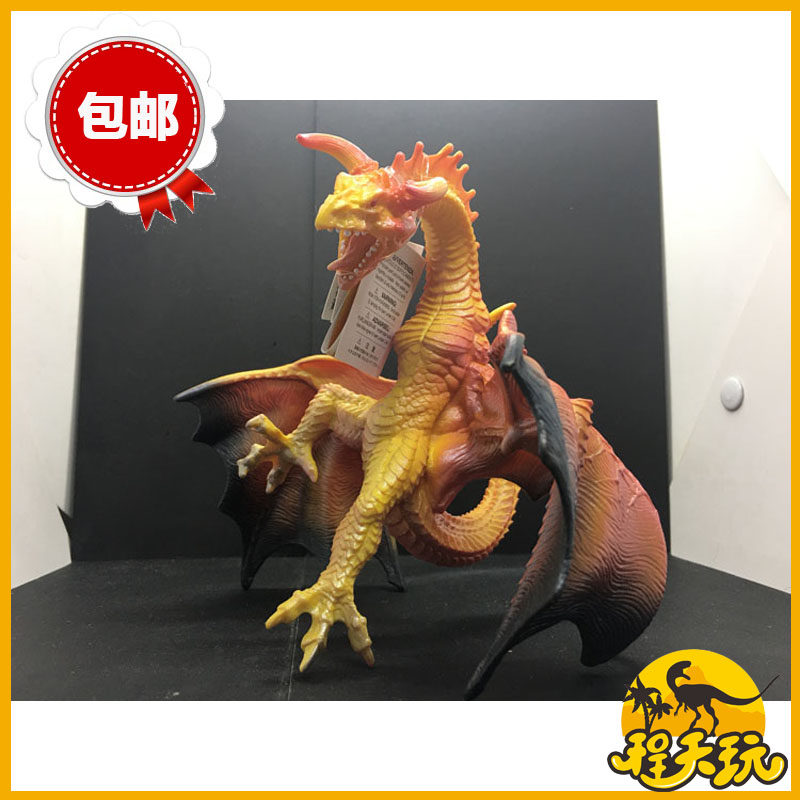 美国龙系列摆件玩具模型神话龙模型safari魔幻动物仿真