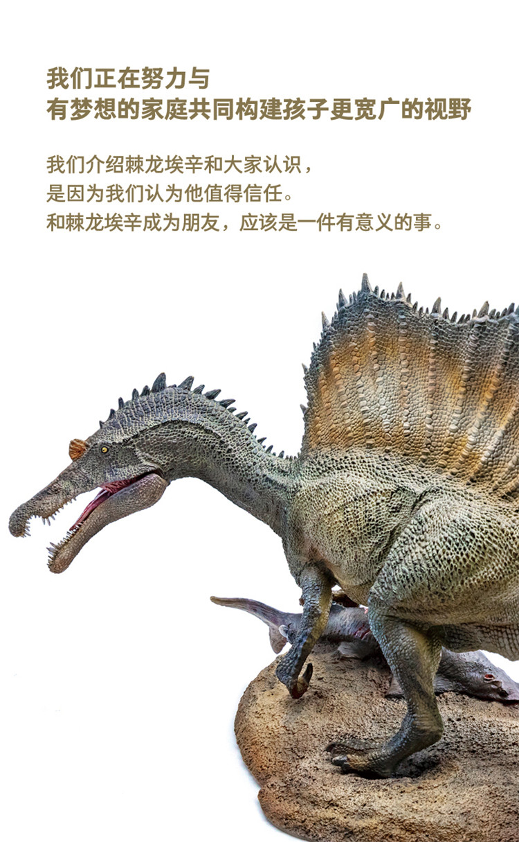 恐龙pnso大王棘龙埃辛博物馆科学艺术模型仿真仿真