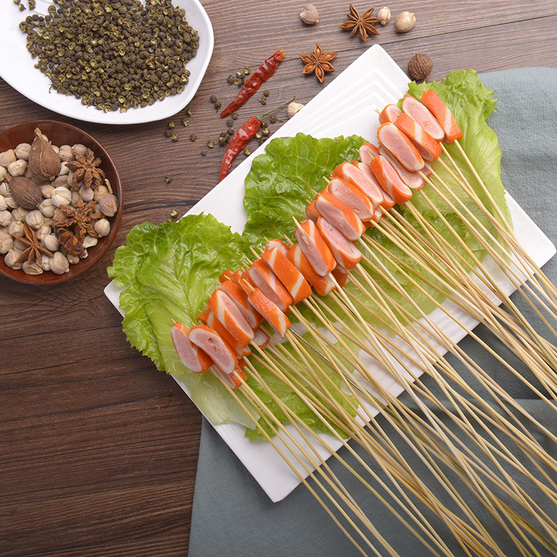 蟹排串200支火爆铁板铁板烧烧烤油炸网红小串蟹肉其它