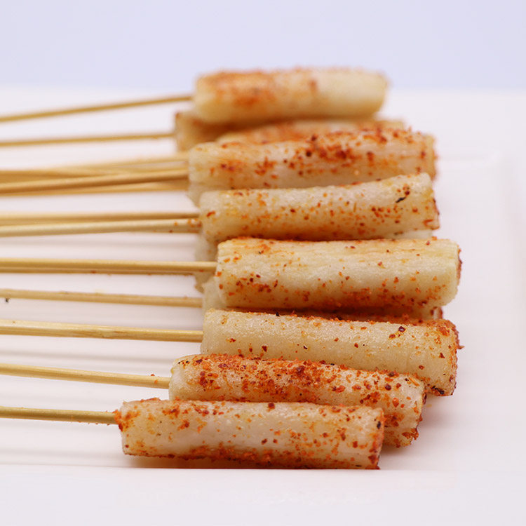 年糕半成品小串100串烧烤铁板油炸香脆糯米串串年糕