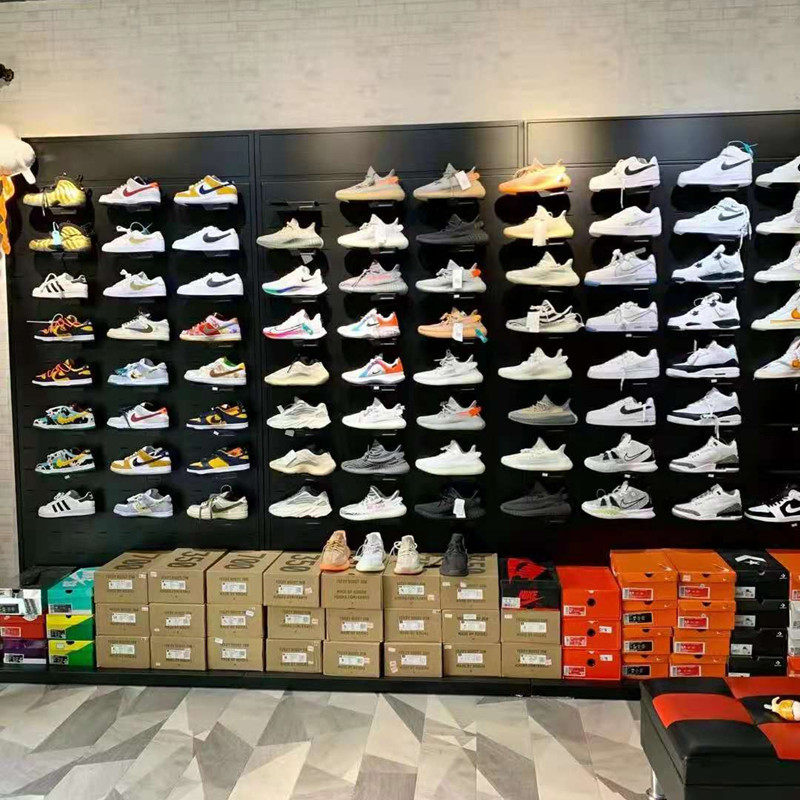 鞋架鞋店商用运动运动鞋展示架网红鞋子靠墙专用鞋货架