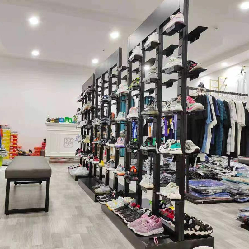 运动鞋中岛展示架货架鞋柜双面鞋中架商场高档鞋店鞋货架