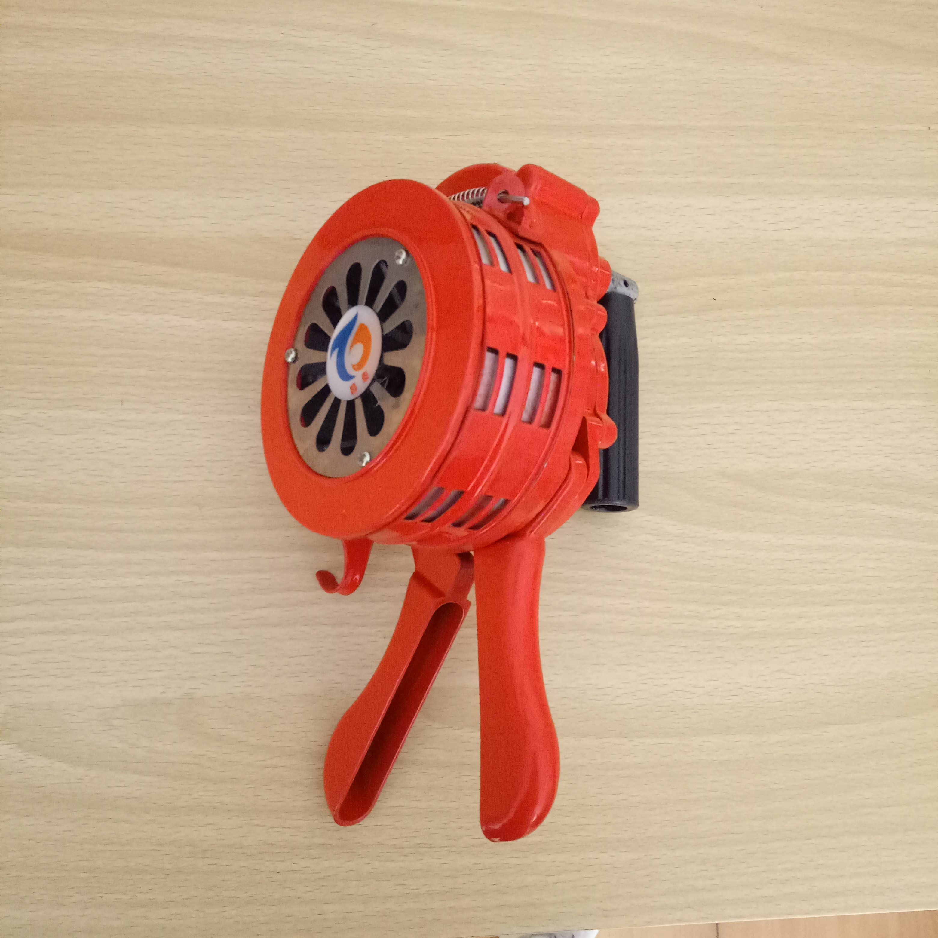 报警器手摇现货便携式lk100铝合金矿山警铃