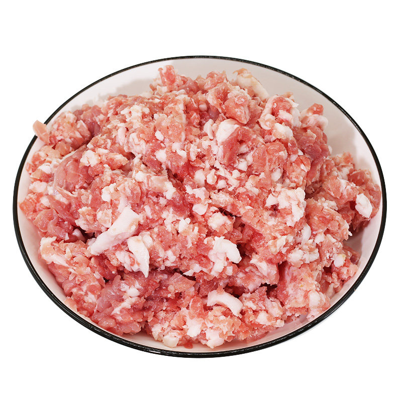 肉馅密云农家手工猪肉饺子馅手切剁鲜肉生猪生猪肉