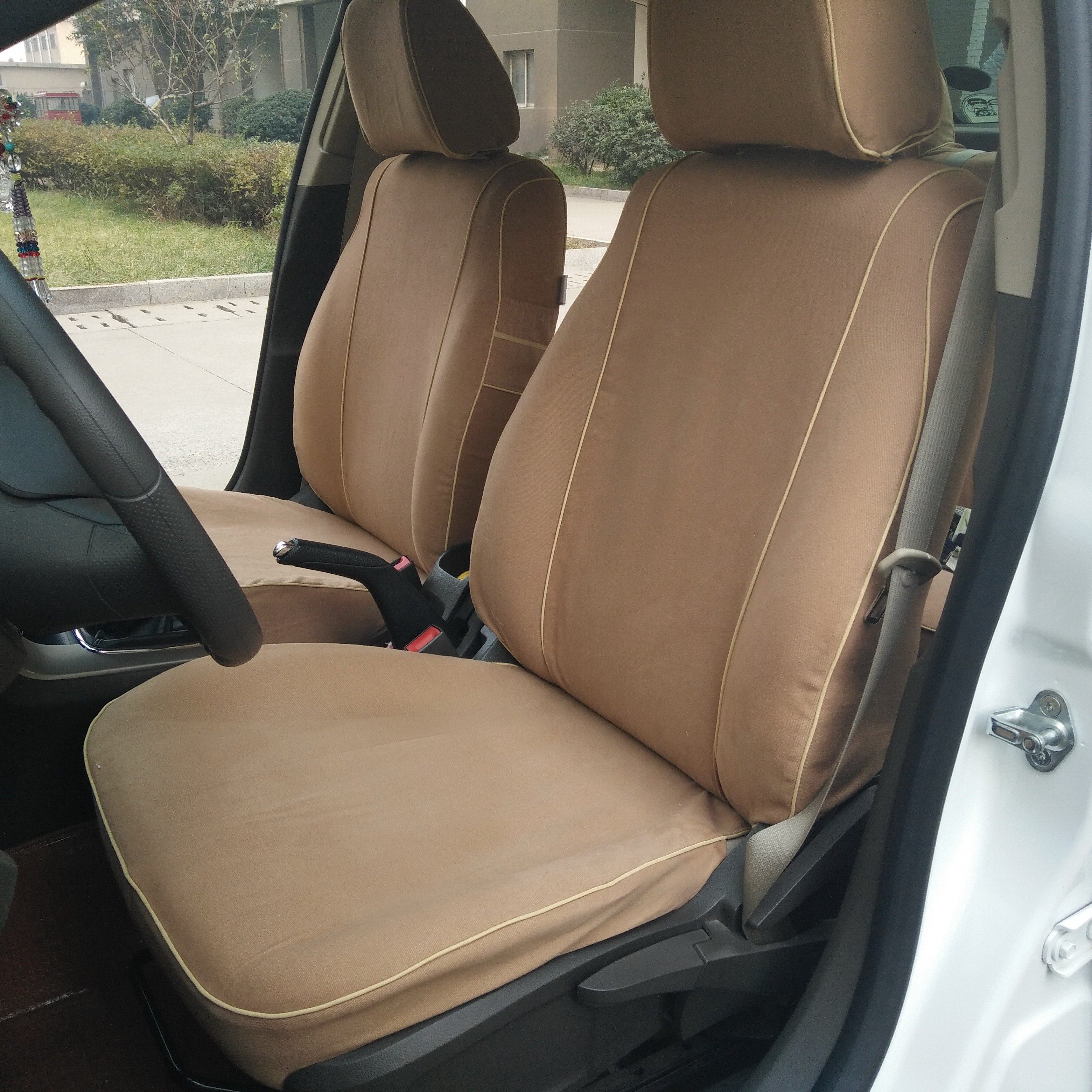 专车斜纹椅套车座汽车毛布定做包斜纹艺全棉布专车专用座套