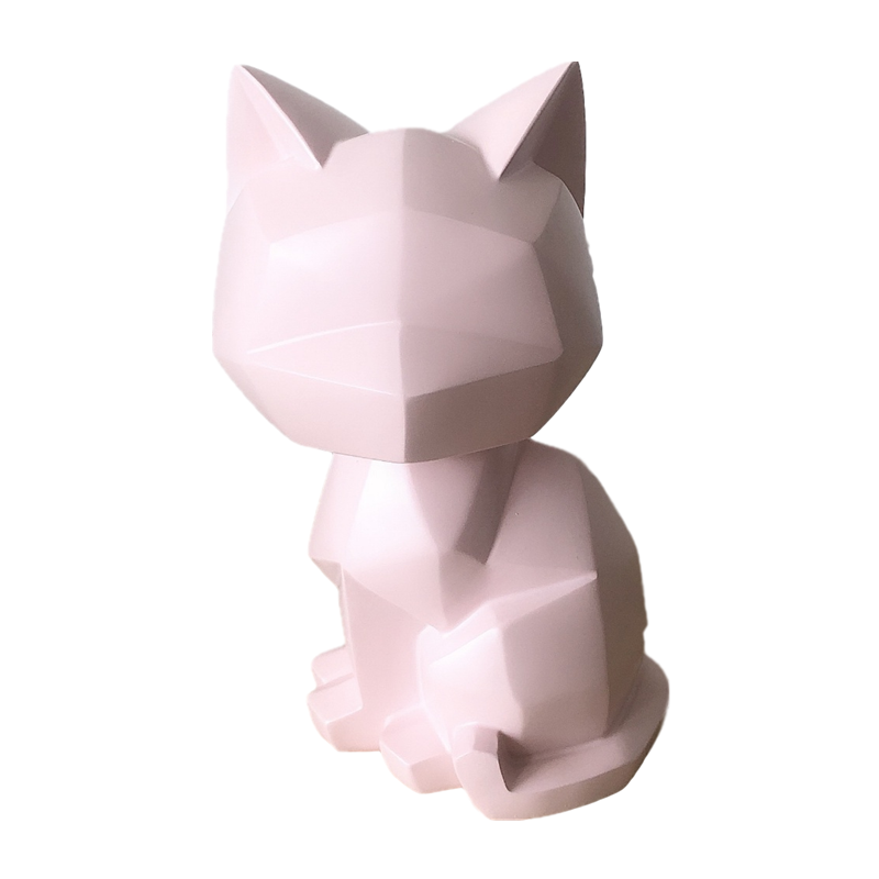 多面体菱形几何菱格立体3d树脂储蓄罐存钱卧室摆件