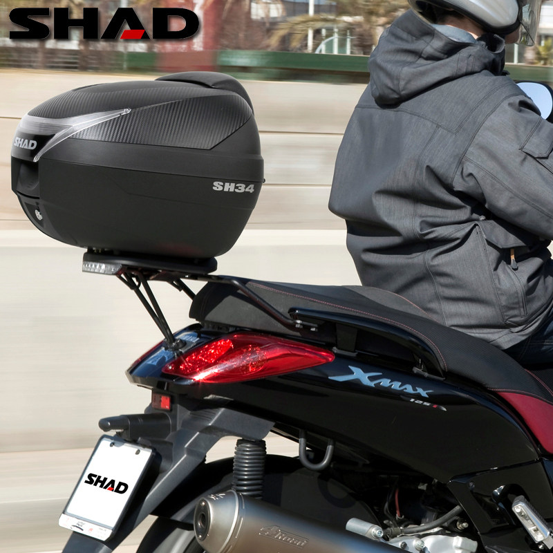 shad夏德摩托车后座包后备后备箱尾箱踏板电动车通用摩托车尾箱