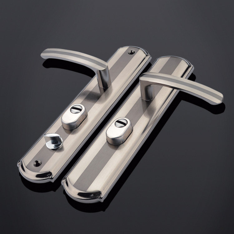 把手门把手柄防盗防盗门门锁家用通用型拉手面板机械门锁