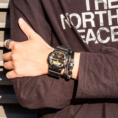 卡西欧casio手表十年电力指针双显电子运动表hdc7009a日韩腕表