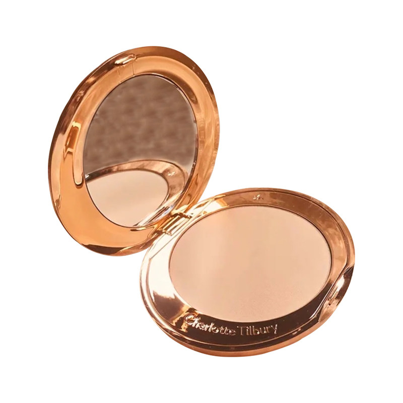 ct粉饼英国charlottetilbury迷你蜜粉遮瑕持久定妆粉饼