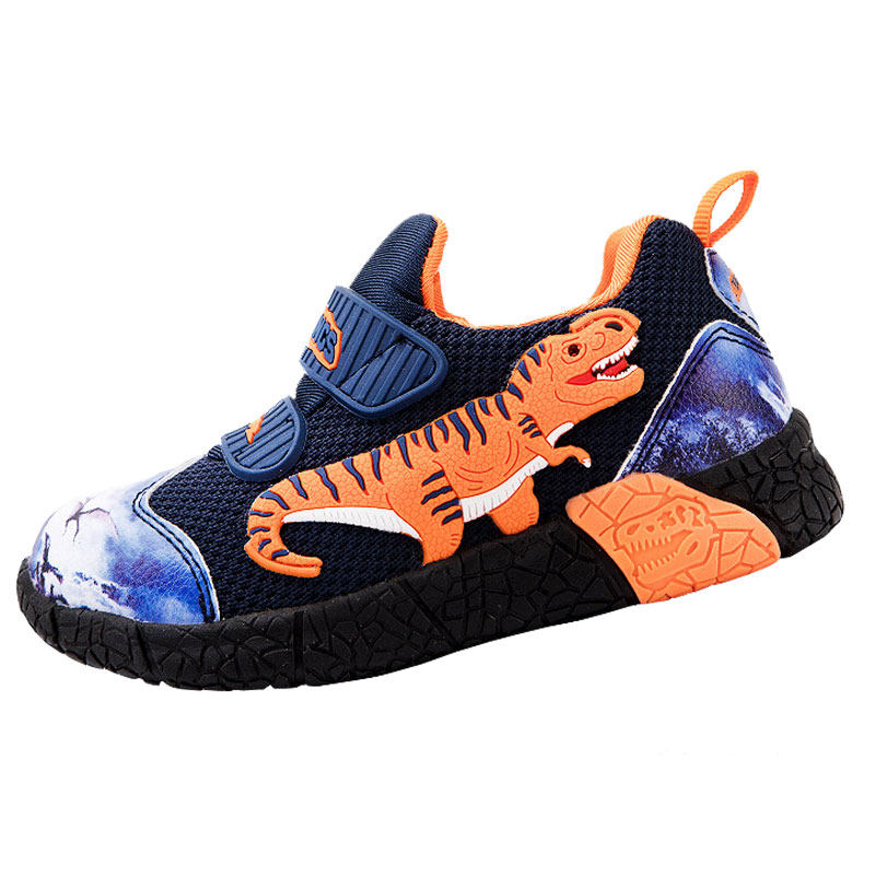 恐龙运动鞋儿童轻便秋季网面跑步宝宝男童春秋运动鞋