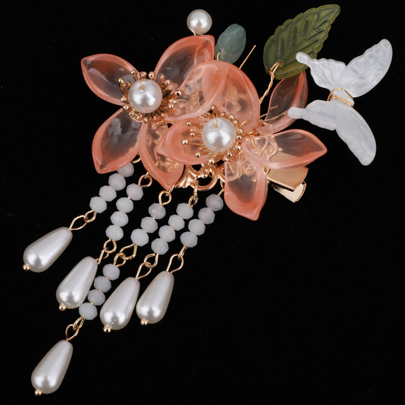 头饰古装古风顶钗手工手工制制作发夹汉服配饰发饰