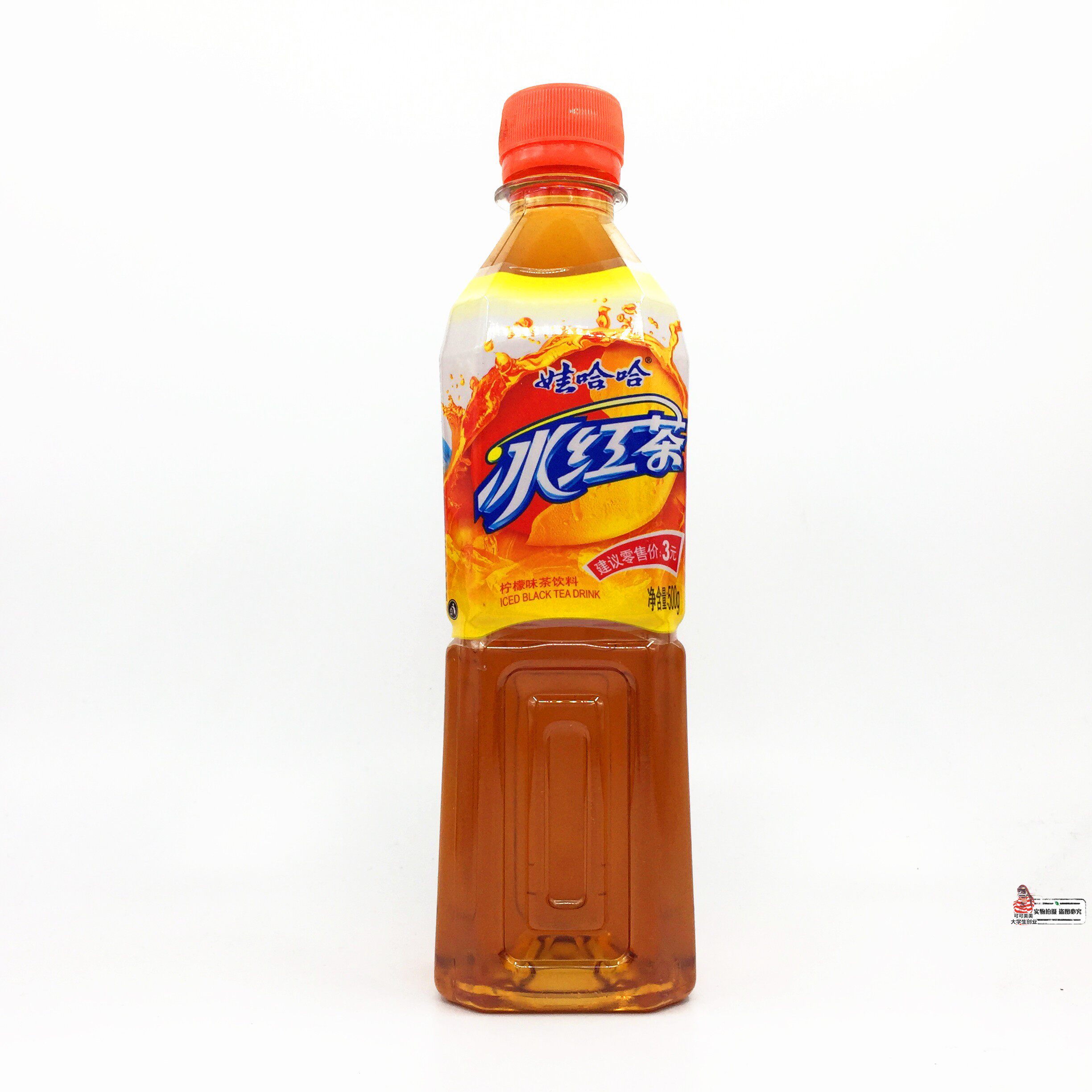 8月娃哈哈柠檬冰红茶整箱500mlx15果汁茶饮料饮品品包茶饮料