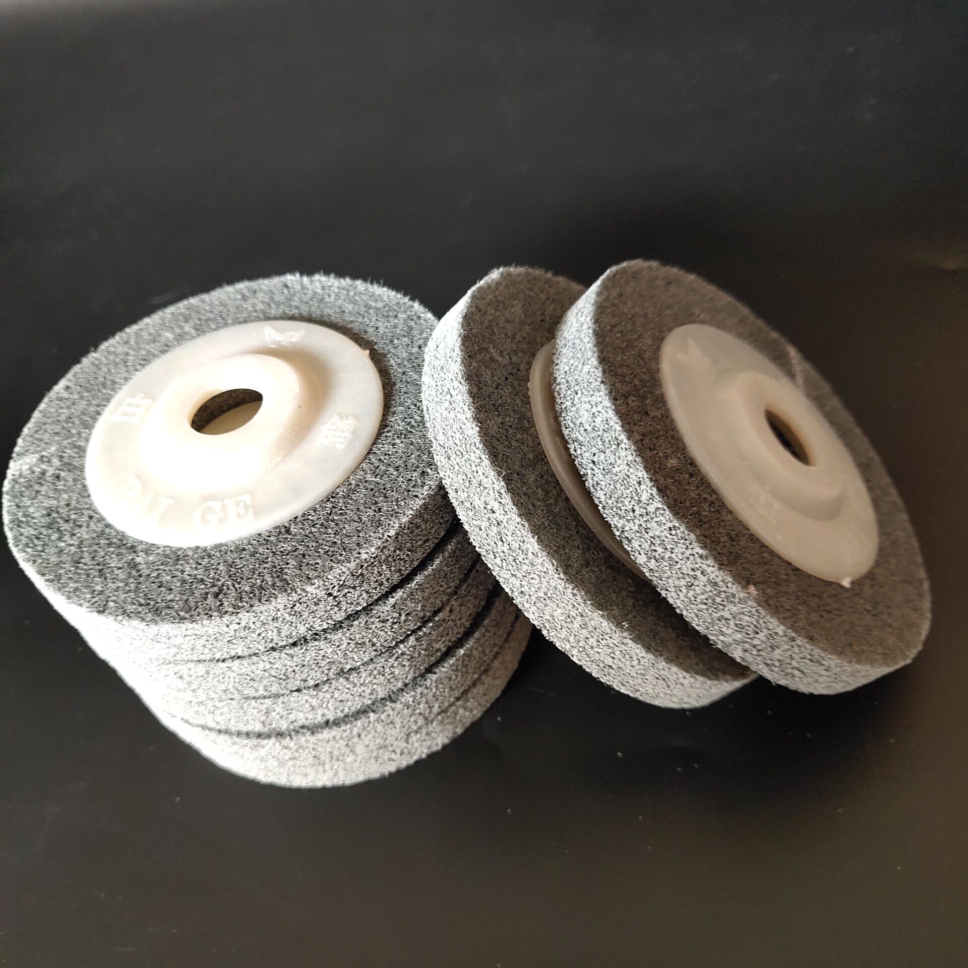 bsa尼龙轮抛光轮4寸角向尼龙轮纤维轮100*16不锈钢磨片磨光片