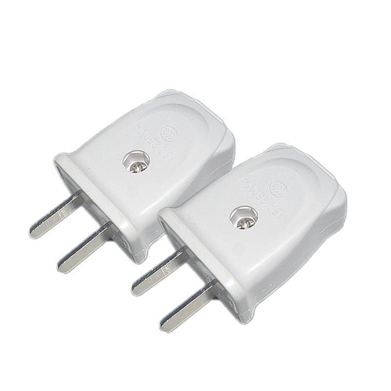 电源插头铜片jrct831固定高品质绝缘缘聚材料一体插头