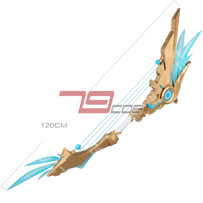 79cos原神天空之翼天空弓巴巴托斯5星武器 cosplay道具 3616